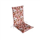 Augstās muguras zāliena krēslu spilveni